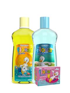 KIT FLORA NENEN SH+LAVANDA+SAB
