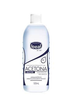 REMOVEDOR ESMALT BASE ACETON IDEAL 500ML