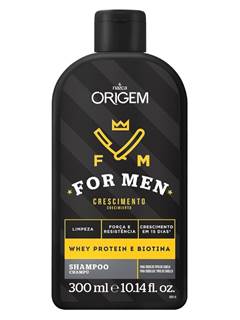 SHAMPOO ORIGEM 300ML FOR MEN CRESCIMENTO