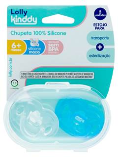 CHUPETA 100% SILIC REF 6015/02 OT2 AZUL