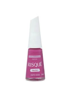 ESMALTE RISQUE SOLTO CRIPTO ROSA CX/6