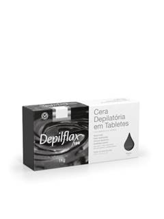 CERA DEPIL TABLETE  DEPILFLAX 1KG NEGRA