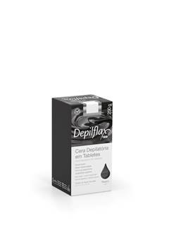 CERA DEPIL TABLETE DEPILFLAX 250G NEGRA