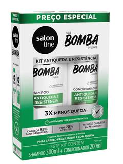 KIT SH+COND S.LINE BOMBA ANTIQUEDA 300ML