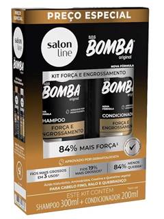 KIT SH+COND S.LINE BOMBA FORCA ENG 300ML