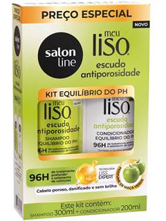 KIT SH+COND S.LINE LISO ESCUDO ANT 300ML