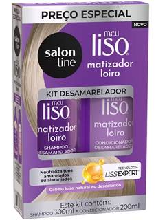 KIT SH+COND S.LINE LISO MATIZADOR 300ML