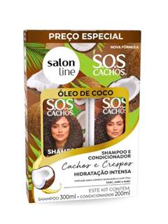 KIT SH+COND S.LINE SOS OLEO COCO 300ML