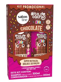 KIT SH+COND S.LINE TODCACHO CHOCOL 300ML