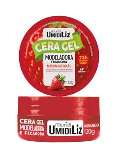 CERA GEL MOD UMIDILIZ MORANGO 120G
