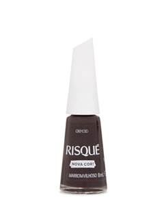ESMALTE RISQUE SOLTO MARROMVILHOSO
