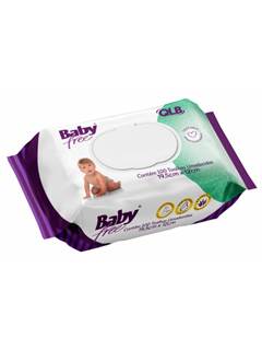 TOALHA UMEDEC QLB BABYFREE 100UNDS FLIPT