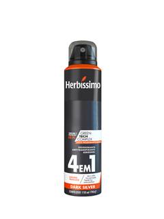 DESOD AERO HERBISSIMO DARK SILVER 150ML