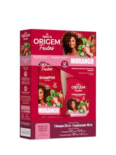 KIT SH+COND ORIGEM MORANGO 325+180ML