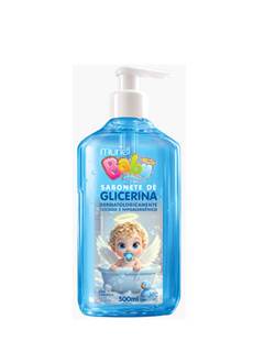 SAB LIQ BABY GLIC 500ML AZUL C/VALV