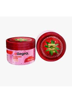 CREME ESFOLIANTE ALLEGRA MORANGO 250G