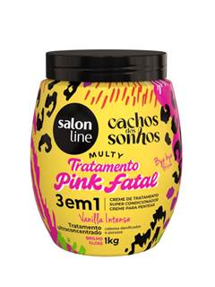 CREME CACHOS SONHOS S.LINE PINK FATAL1KG