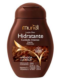 LOCAO HIDRAT MURIEL AMENDOAS AVELA 200ML