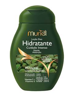 LOCAO HIDRAT MURIEL PISTACHE COLAG 200ML