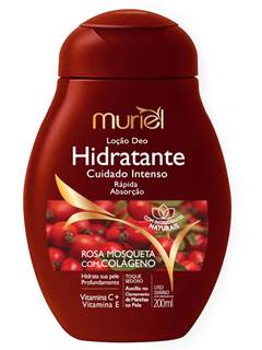 LOCAO HIDRAT MURIEL ROSA MOSQUETA 200ML