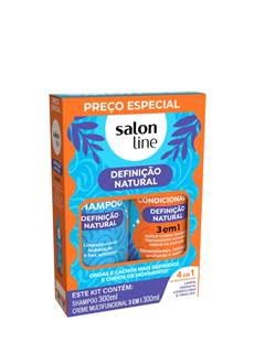 KIT SH+CREME S.LINE DEFINICAO NATURAL