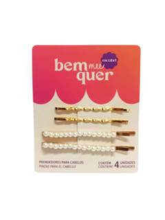 PRESILHA ESCOBEL PEROLAS REF 9500 C/4UND