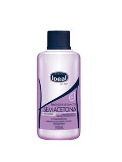 REMOVEDOR ESMALTES S/ACETONA IDEAL 100ML